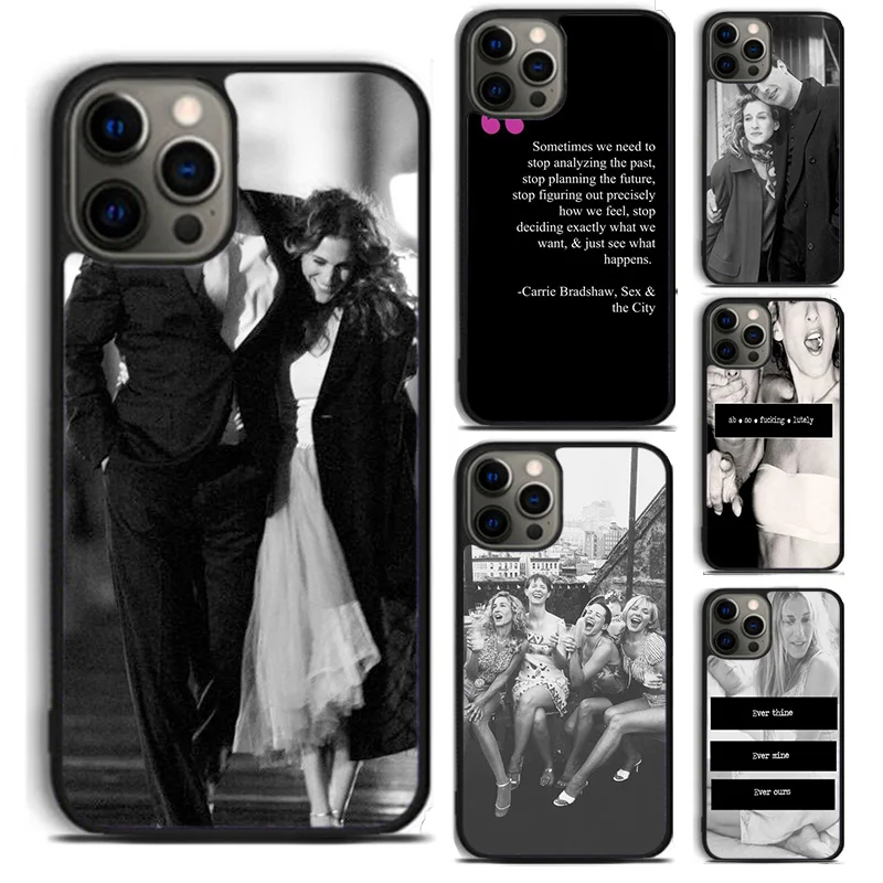 Sex and the City girl Unique Luxury phone Case For iPhone 16 15 14 Plus XR XS apple 16 11 12 13 mini Pro Max coque