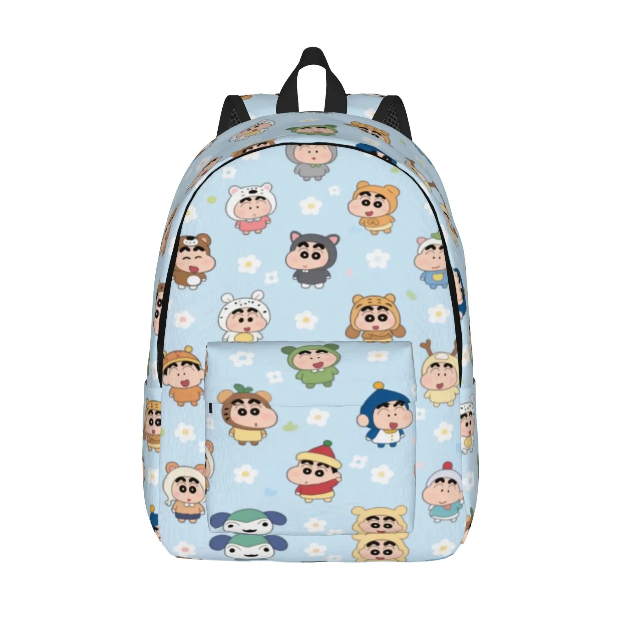 Crayon Shin-chans Cartoon Anime Teenage Backpack Sports Student Work  Daypack for Men Women Laptop Canvas Bags
