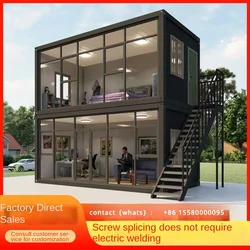 11Customized  steel residential integrated housing for container mobile housing, office assembly, detachable activity board room