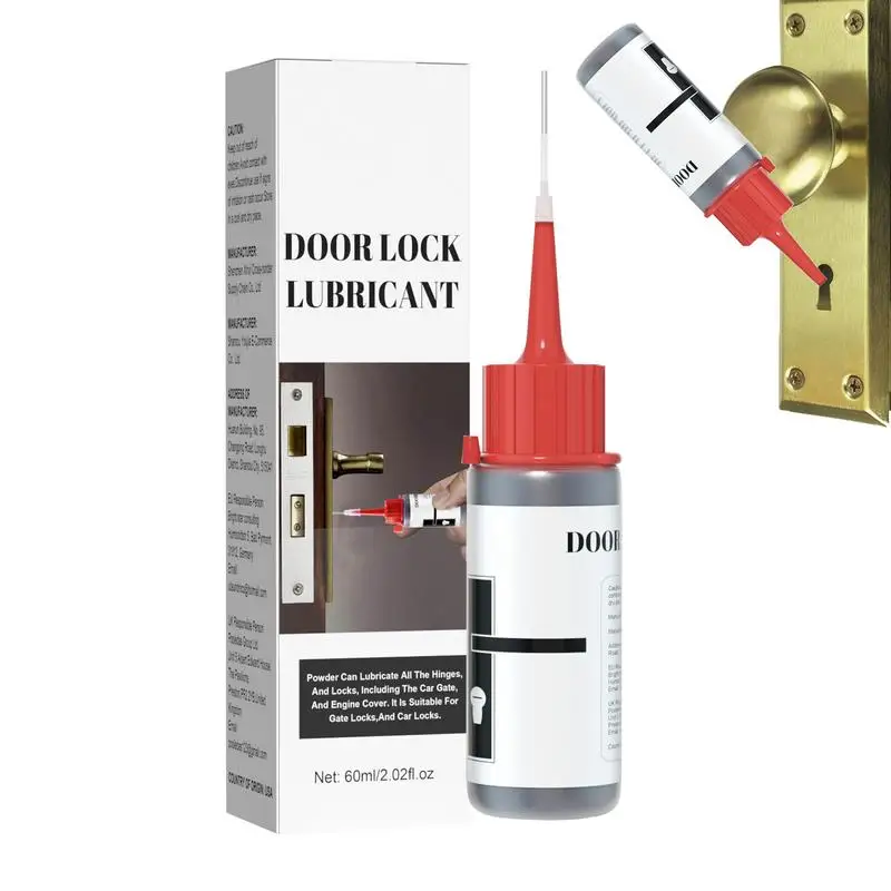 Door Hinge Lubricant Keyhole grease Pencil Powder Graphite Lubricant Bike Chain Lube Water Resistant Noisy Door Lubricant