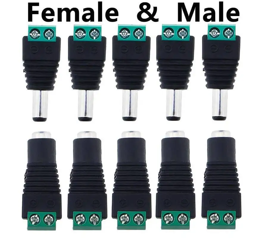 5Pairs Dc 12V Male …