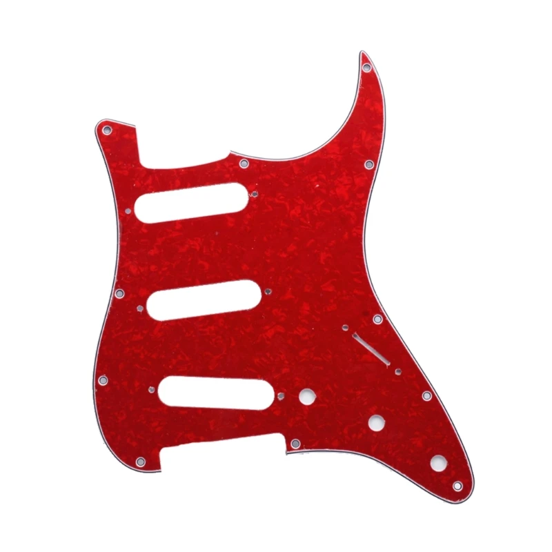 1Pc 3Ply S+S+S 11 Holes . Electric Guitar Pickguard Scratch Plate Pick Guards for US/Mexico Made Modern Guitar Parts