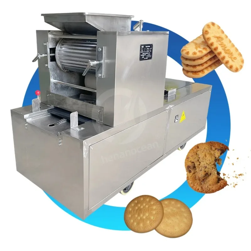 OCEAN Automatique Domestic Product Portable Small Rotary Crisp Biscuit Cookie Form Mold Make Machine Supplier Price