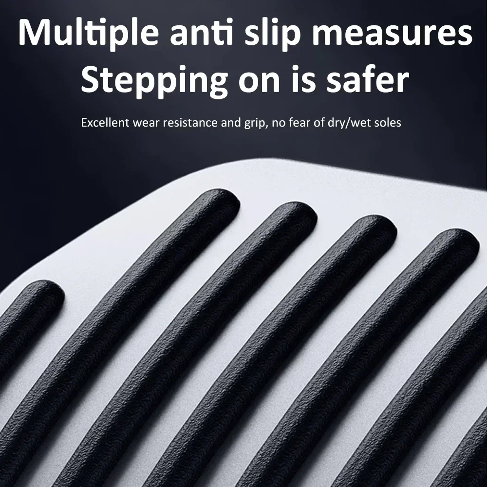 Car Foot Pedals For Renault Samsung SM6 2015~2022 Stainless Steel Accelerator Fuel Brake Non-slip No Drilling Alloy Covers Parts