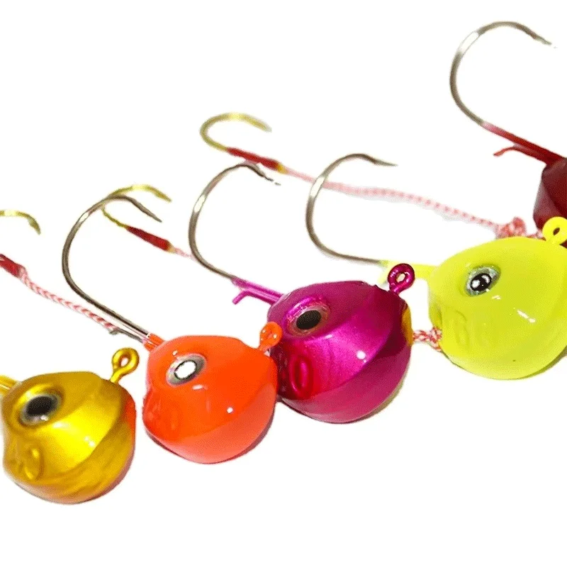 Tenya Madai Jig Kabura Fishing Lure 40g-140g Lead Head Jigs with Sharped Hook Pesca Saltwater Fishing Equipment Accessories