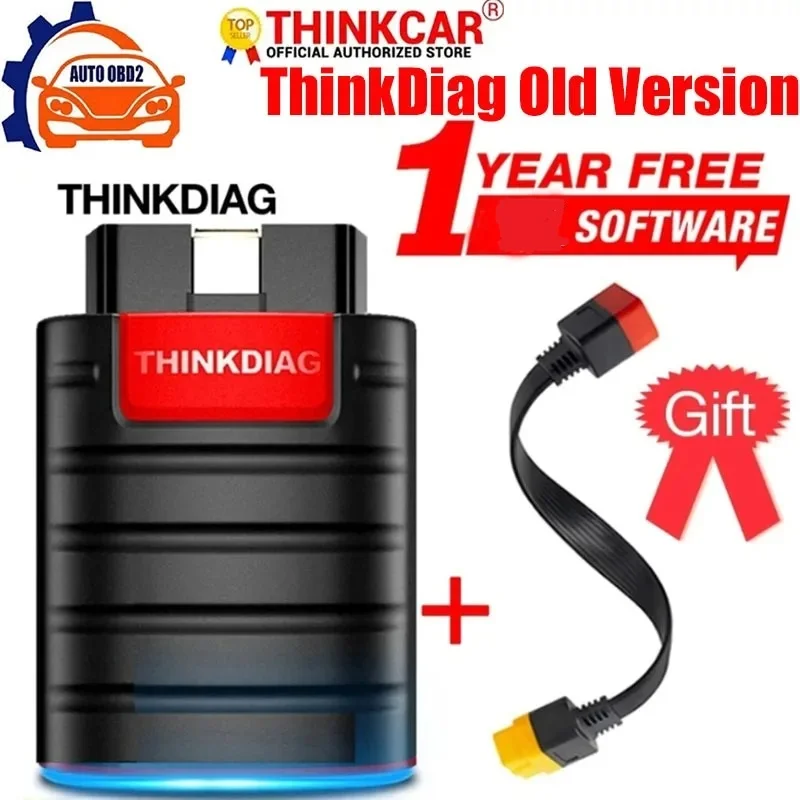 THINKCAR ThinkDiag Old Version OBD2 Code Reader Scan Tools ECU Coding Active Test Car Dignostic Tools work with Diagzone DZ IMMO