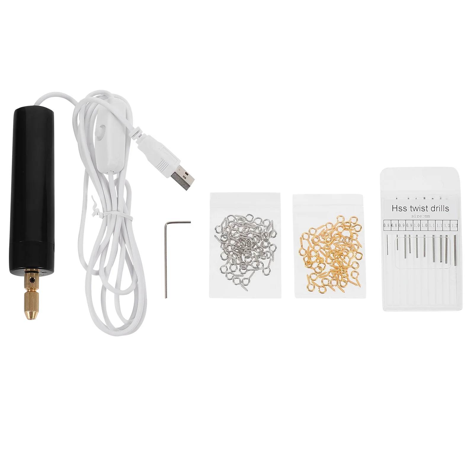 

Mini Electric Drill Hole Pen Professional Rotary Tool USB Charging Punch Tool DIY Jewelry Making Portable Handheld Steel Plastic