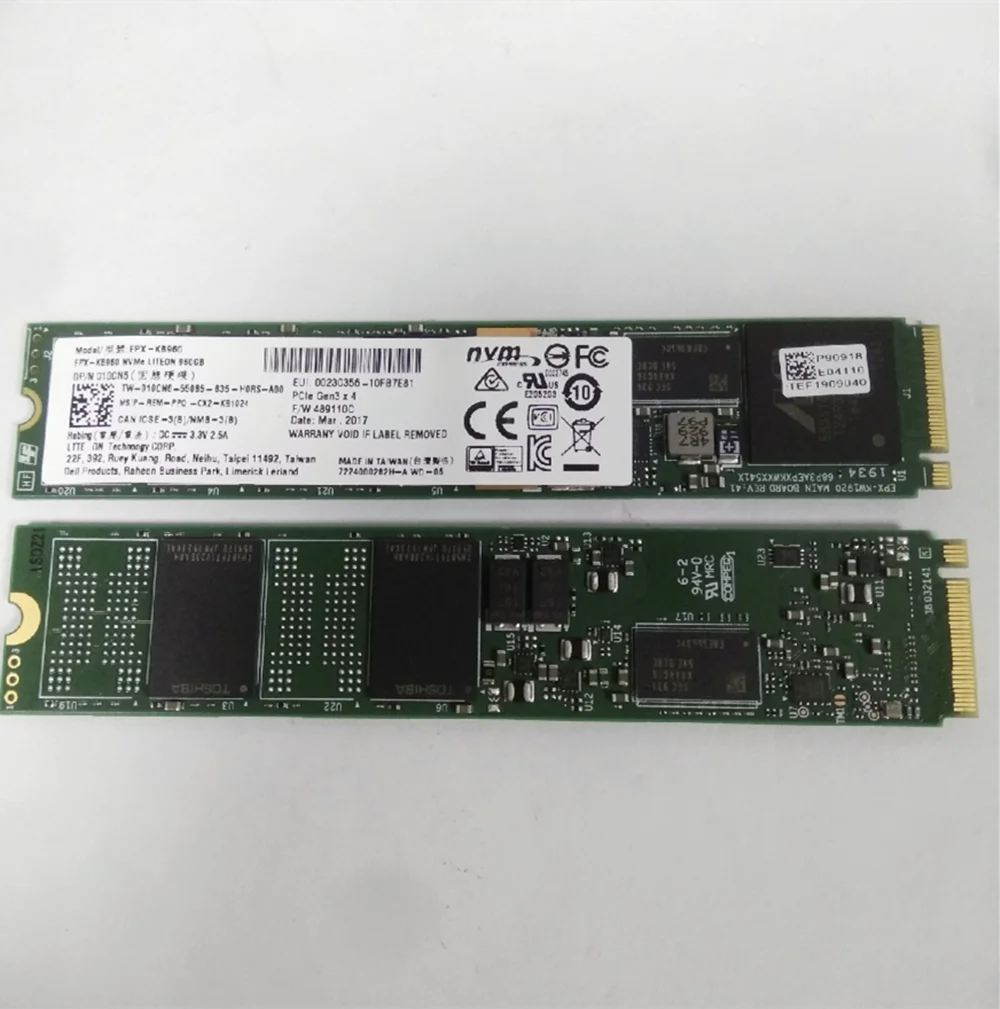 Original EPX-KW960 960GB NMVe M.2 22110 SSD PCIe 3.0 x4 Enterprise Internal Solid State Drives Suitable for server