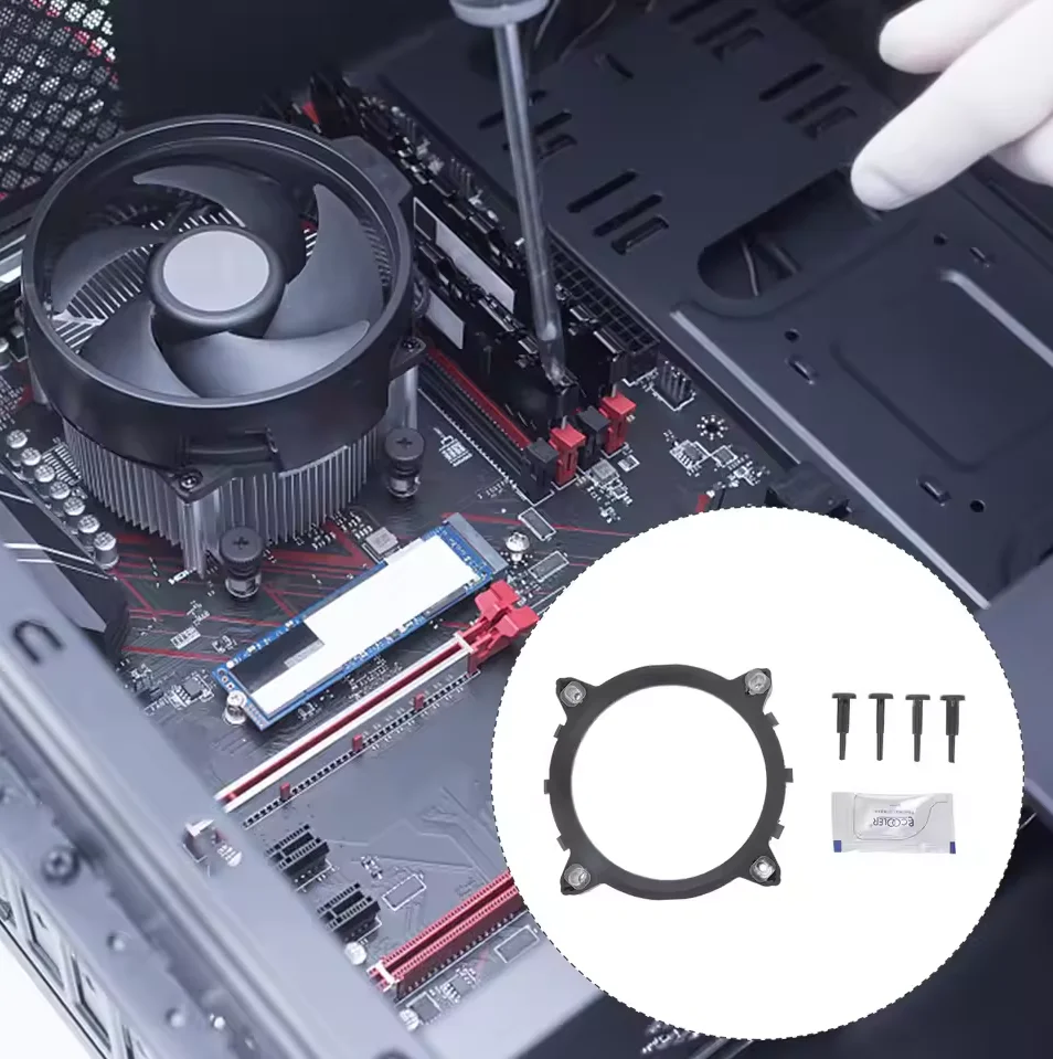 2PCS CPU cooling fan bracket ABS fixed heat sink motherboard accessories socket installation firm replacement compatibility