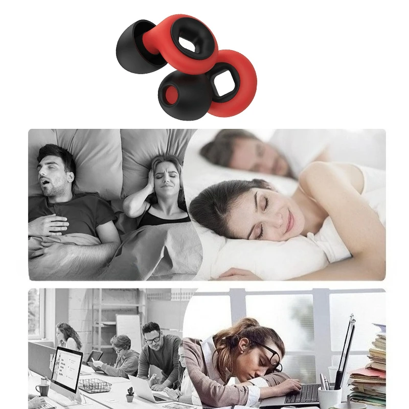 1-16 ペア睡眠防音耳栓オートバイノイズリダクション耳栓アンチノイズミュート耳栓オートバイ機器