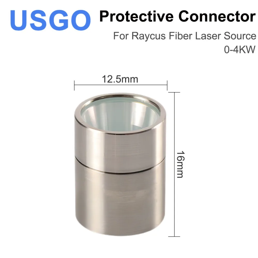 Protective Connector 0-4KW Output Connector Protective Lens Group QBH for Raycus Laser Fiber Head