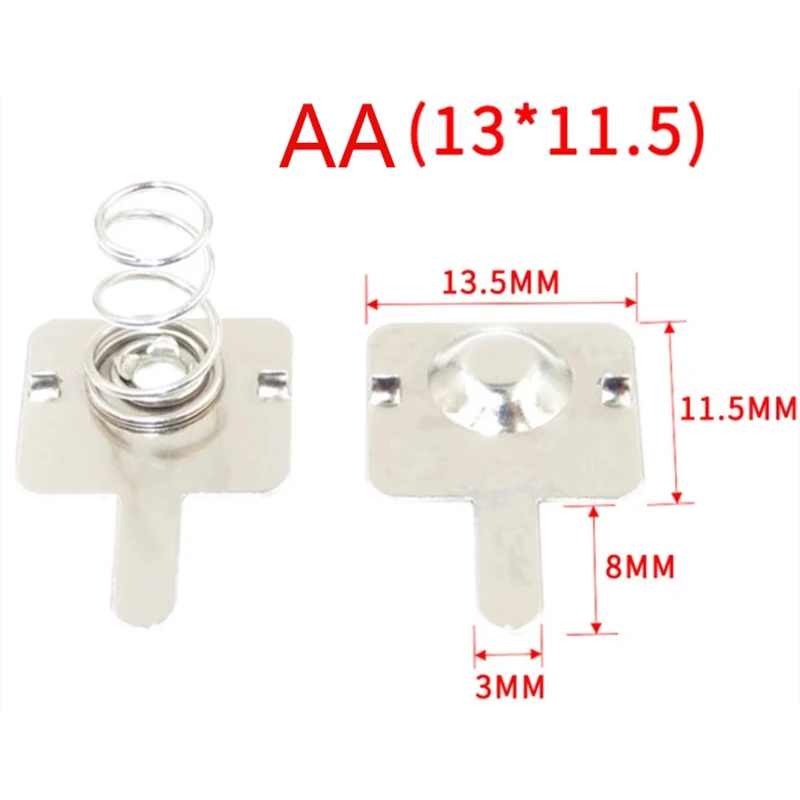 20 teile/satz DIY Fernbedienung Zubehör Feder blatt aa/aaa Kontakt blatt Batterie kasten positive und negative Blätter