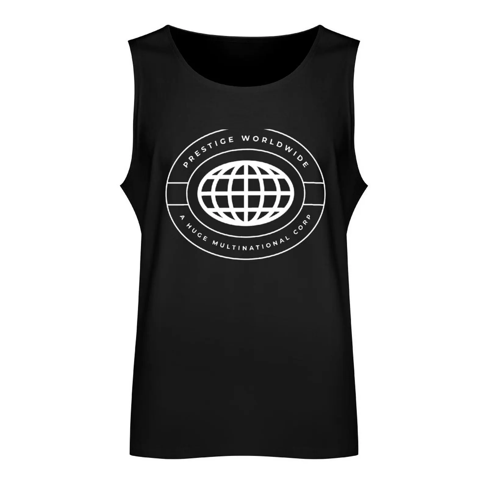 Prestige Worldwide - Modern vintage logo Tank Top Body man Men's t-shirt gym t-shirts man