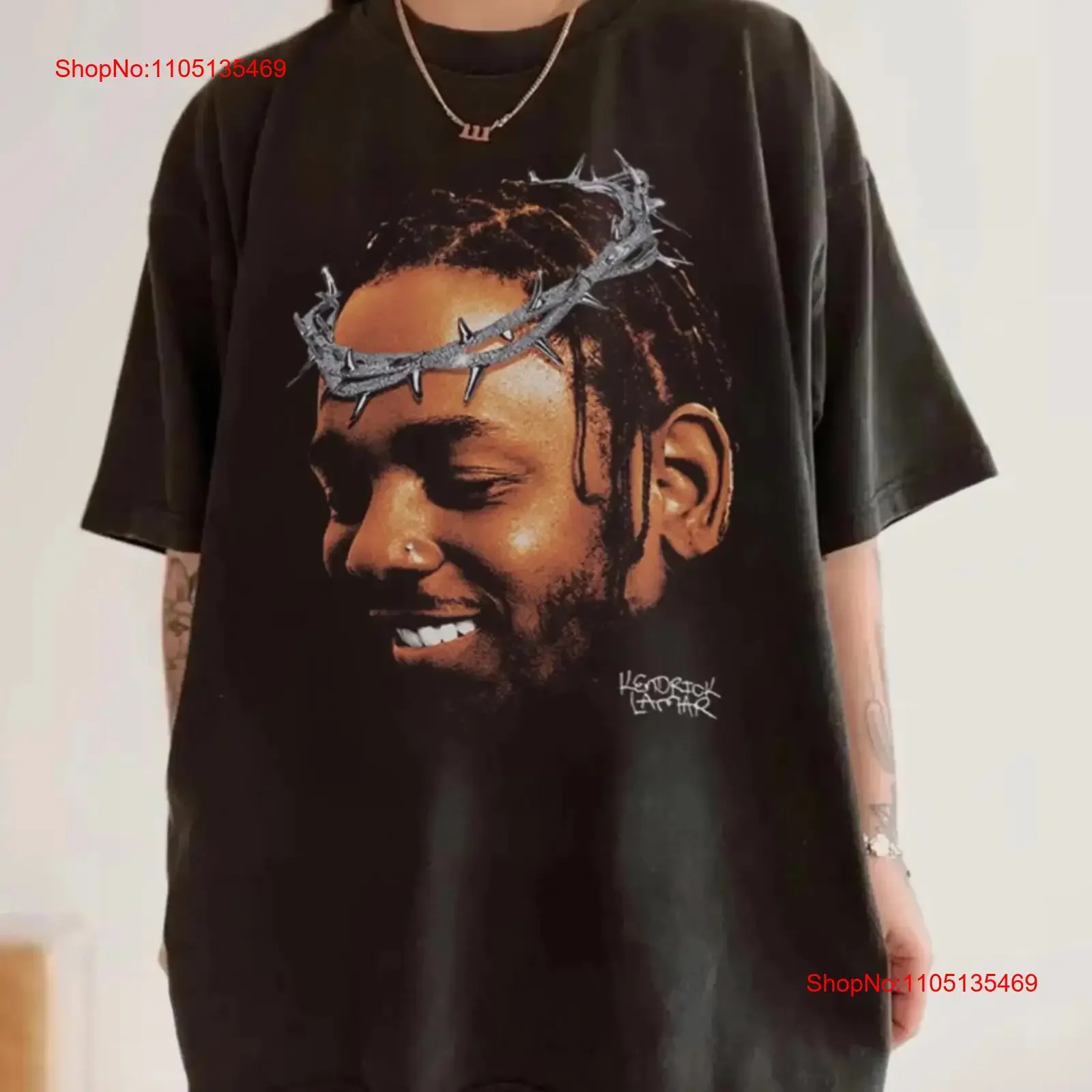 

Kendrick Lamar T Shirt Vintage Rap 2024 vintage Washed Stylish designer clothes Unisex Stretched Comfortable Casual graphic