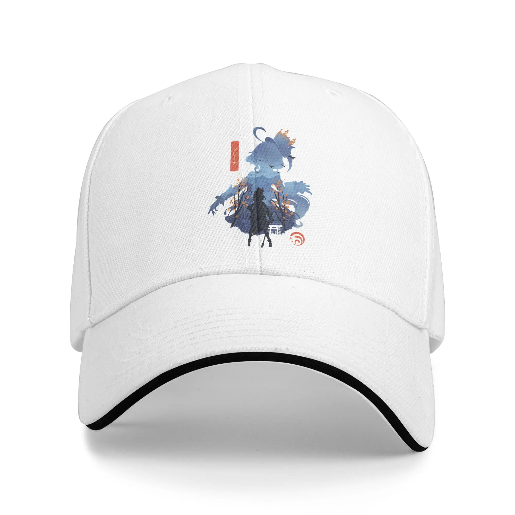 Furina Baseball Caps Fashion Genshin Impact Game Sandwich Caps Unisex Polyester Hats Cap Running Golf