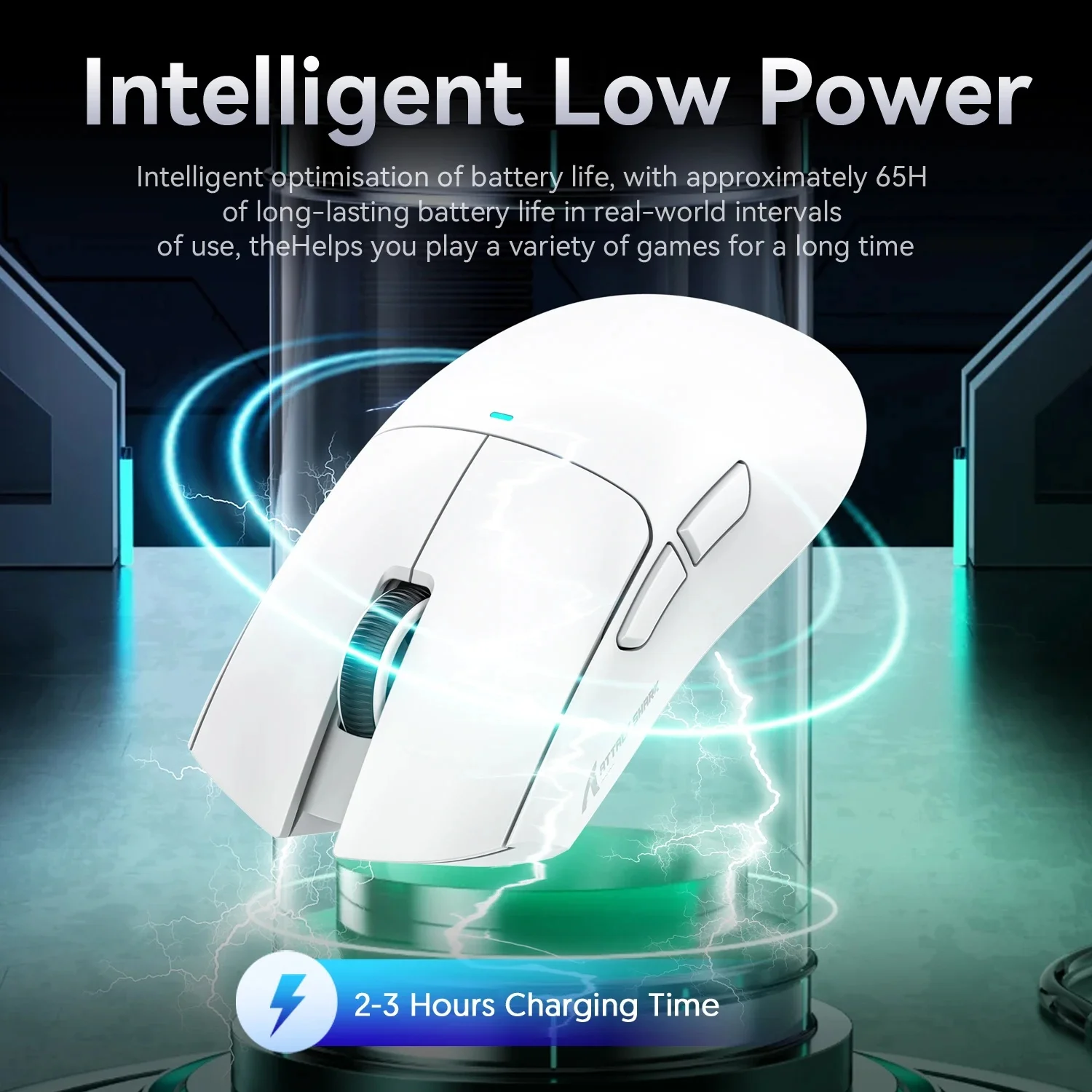 Attack Shark X11 2.4G Wireless Mouse Tri-mode Connection Paw3311 22000DPI RGB Charging Dock Lightweight Game E-Sports Mouse