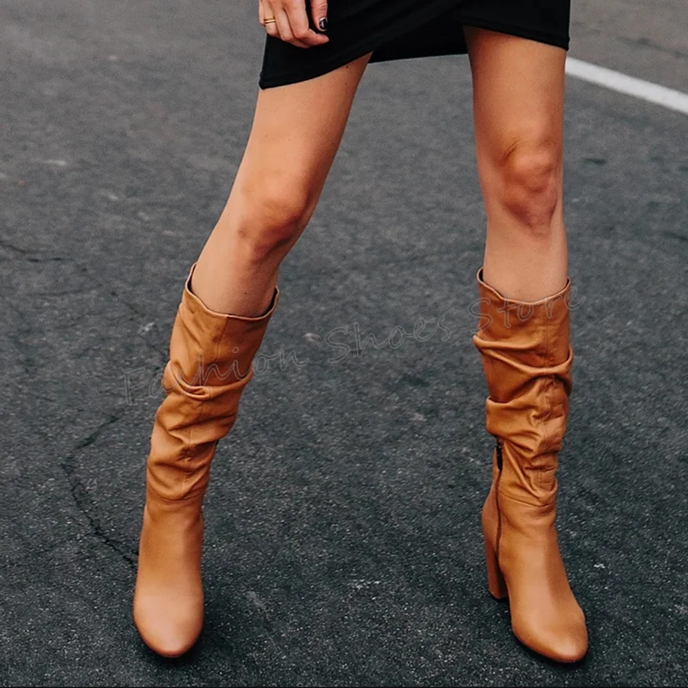 botas-plisadas-con-cremallera-lateral-marron-zapatos-de-tacon-alto-grueso-de-cuero-mate-para-mujer-nuevos-zapatos-para-mujer-2025