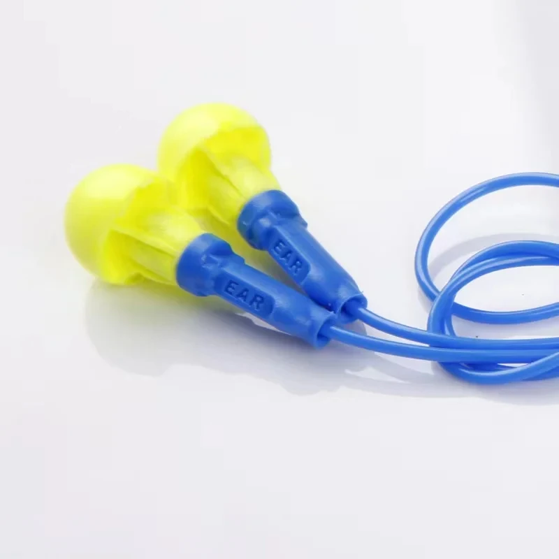 1Pair Authentic 3M E-A-R Push-Ins Earplugs 318-1005 Space Foam Soft corded sleeping Reduction Noise Protective earplug