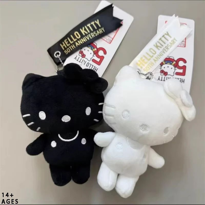 

Kawaii 50th Anniversary Series Hello Kitty аниме периферийные устройства брелок кулон милая модная сумка для девочек кулон кукла подарки на день рождения