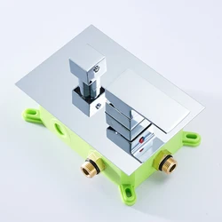 Black&Chrome One/Two/Three/Four Way Male Threaded Device Bath Mixer Welded with Shower Exposed Valve Bathroom Shower Faucet