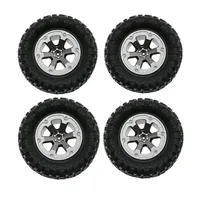 73 Mm 4-piece Iron Wheel Tire for WPL C14 C24 C24-1 C34 C54 B14 B24 B16 B36 MN D90 MN98 MN99s Fayee FY002 FY003 RC Parts Car Upg