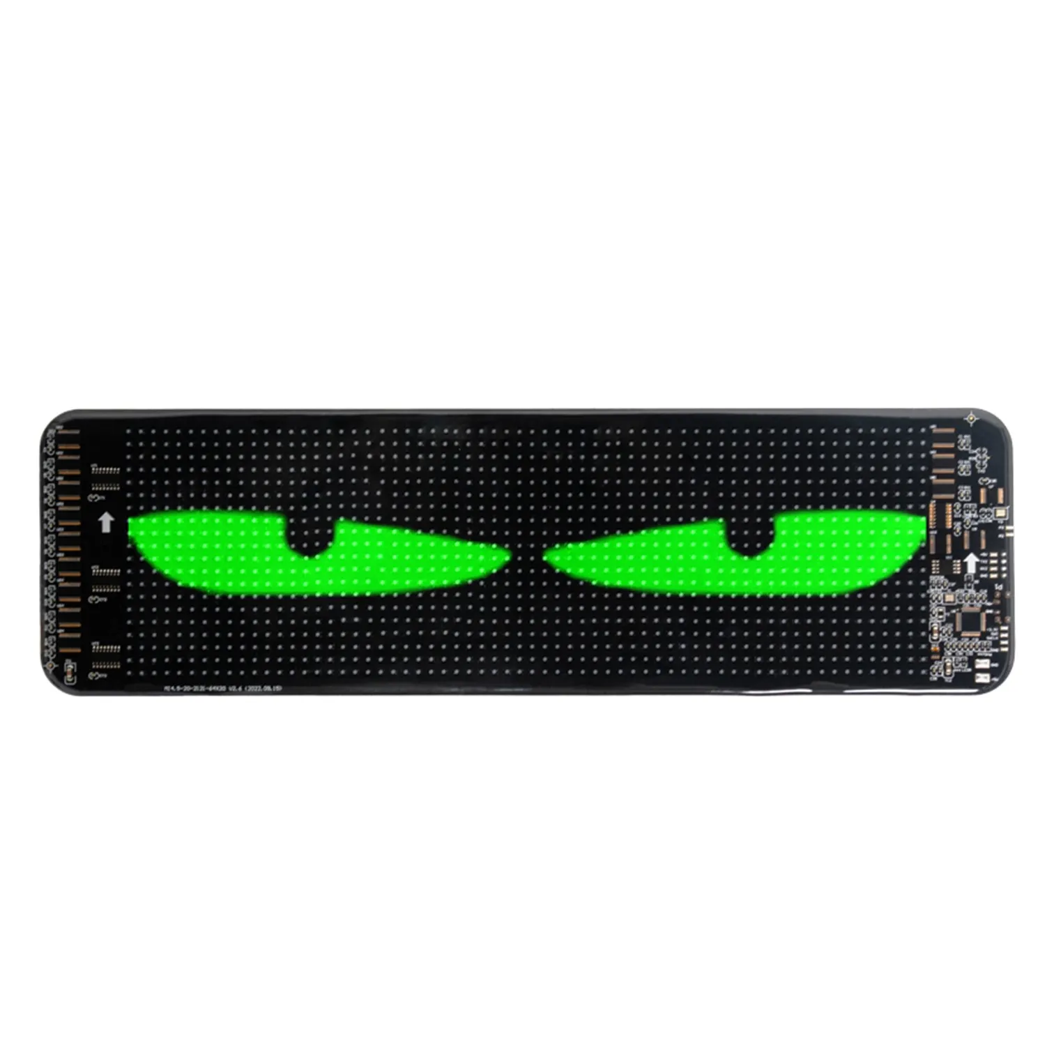 HI.GROOM K6 64x20 P4.5 LED Screen Backpack Patches Car Back Window Emoji Display Banner Store Restaurant Advertising LED Sign