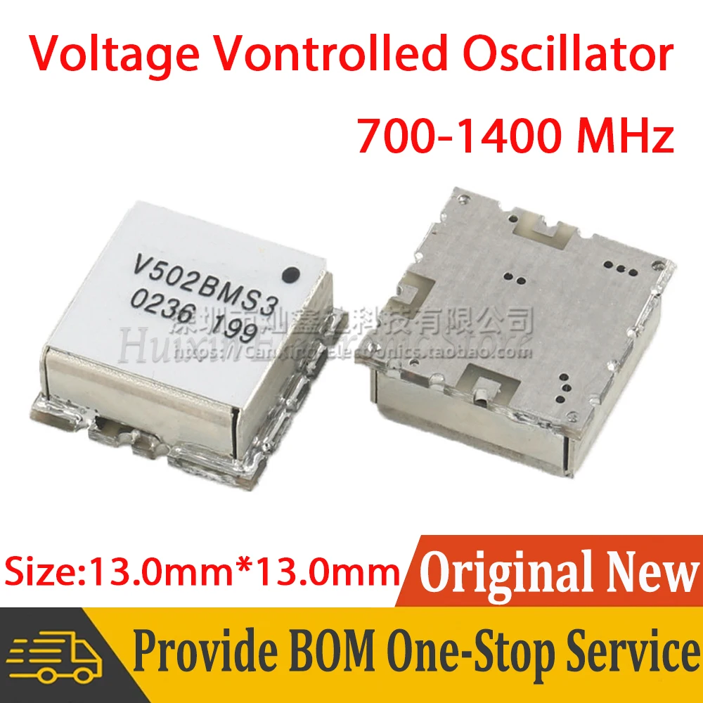 

V502BMS3 SMD High Frequency 700-1400mHZ Voltage Controlled Oscillator VCO Crystal 800m Low Phase Noise Octave Bandwidth