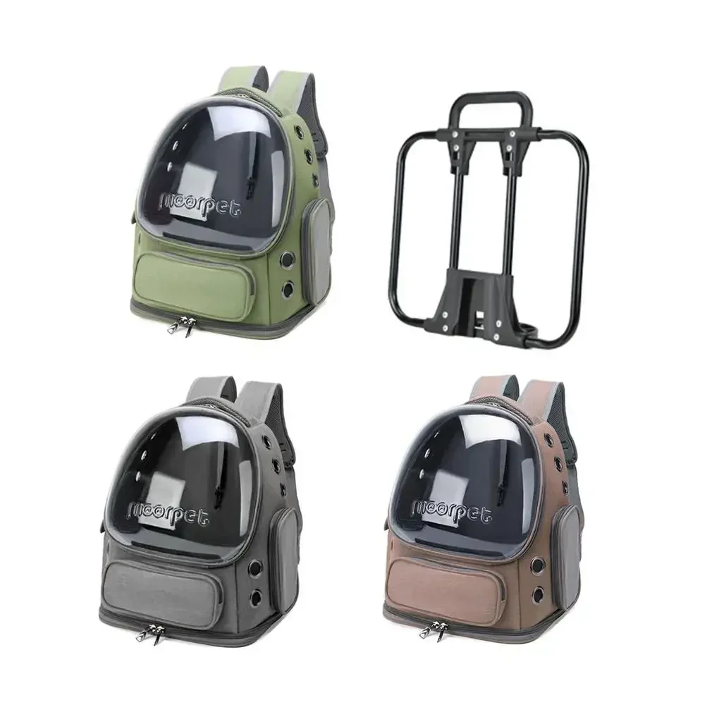 Folding Bike Outdoor Travel Portable Pet Carrier Backpack For Brompton Bicycle Breathable Cat Dog Space Cabin Bag