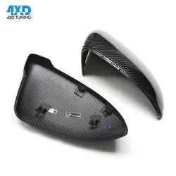 VW MK7 For Volkswagen Golf 7 Gti R20  Dry Carbon Fiber Mirror Side Mirror Cover For Golf 7 Caps Replacement Style To 2013+