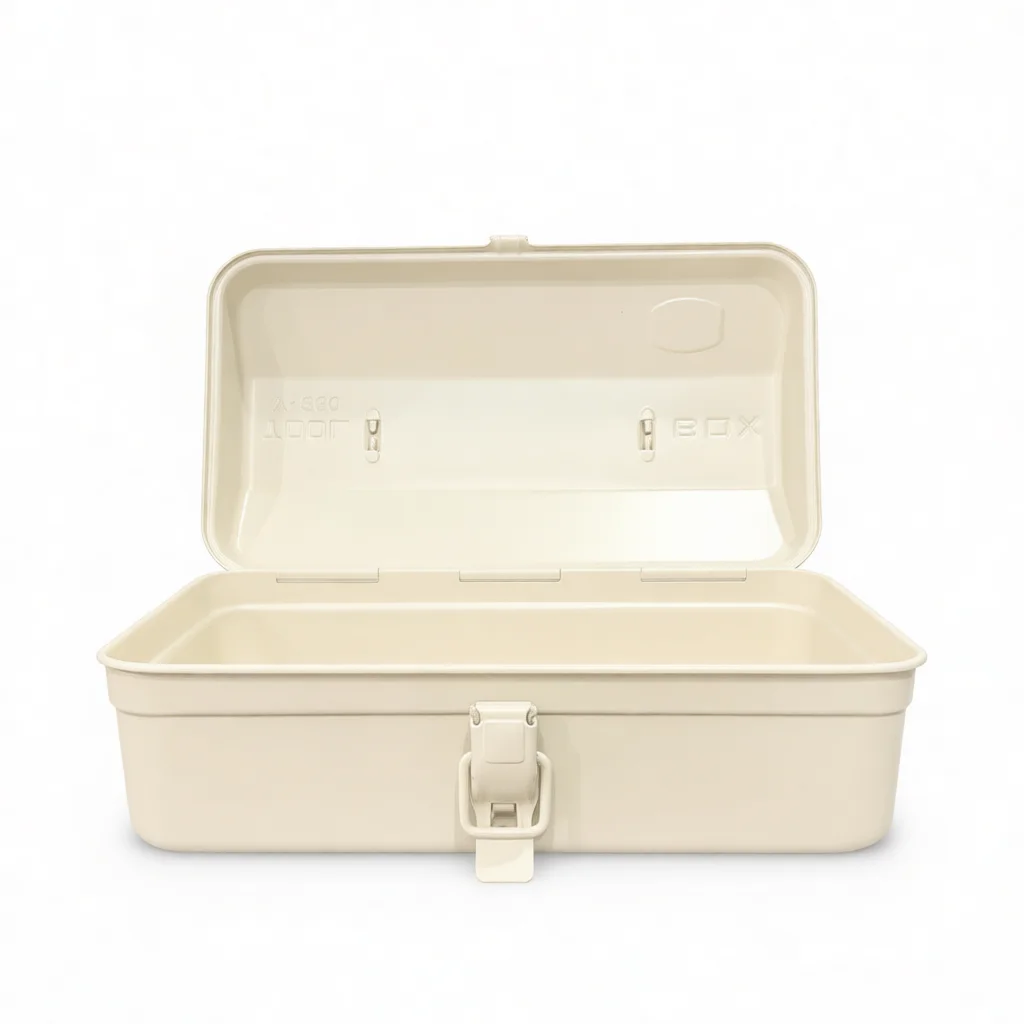 Durable Portable Metal Toolbox Multi Layer Storage Organizer Case Steel Hardware Box For Electrician Mechanic Garage Workshop