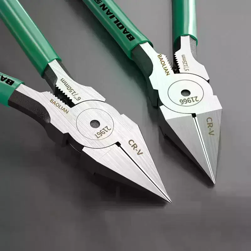 Industrial Grade Special Sharp Side Mouth Pliers,High Hardness Electrician Small Diagonal Pliers,Electrician Manual Tool
