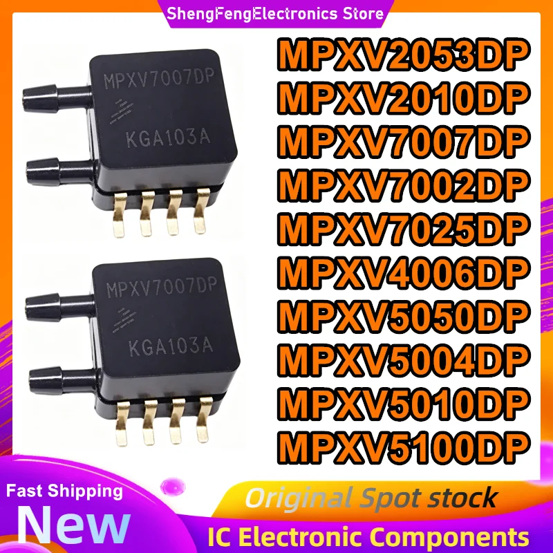 MPXV2053DP MPXV2010DP MPXV7007DP MPXV7002DP MPXV7025DP MPXV4006DP MPXV5050DP MPXV5004DP MPXV5010DP MPXV5100DP Pressure sensor