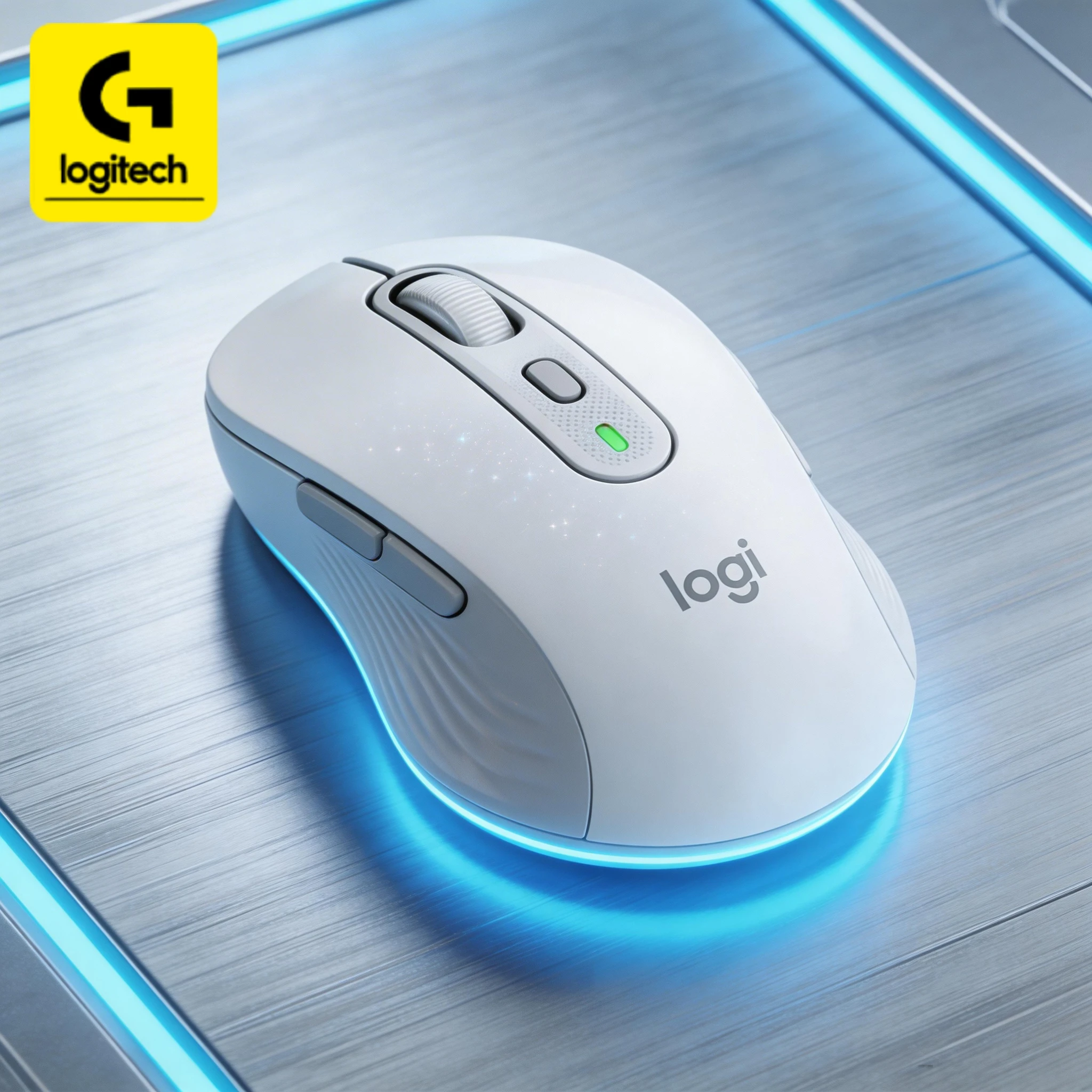 

Игровая мышь Logitech M750/M650L: противоскользящие боковые элементы, удобная посадка в руке, не скользит во время интенсивных игровых сражений.