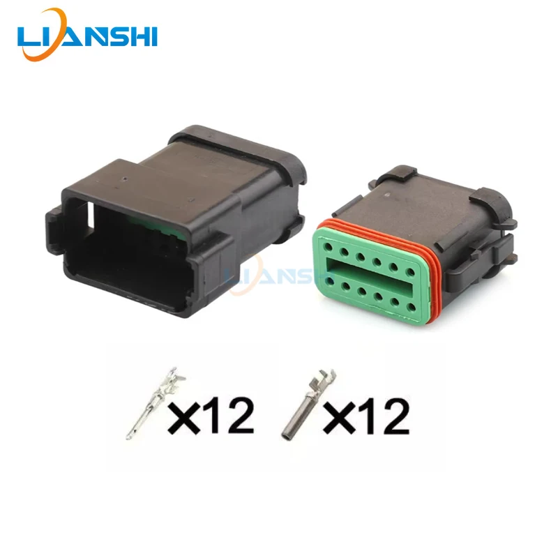 DT06-12SA-E005/DT04-12PA-E005 is suitable for automotive connectors, wire harness plugs with terminals