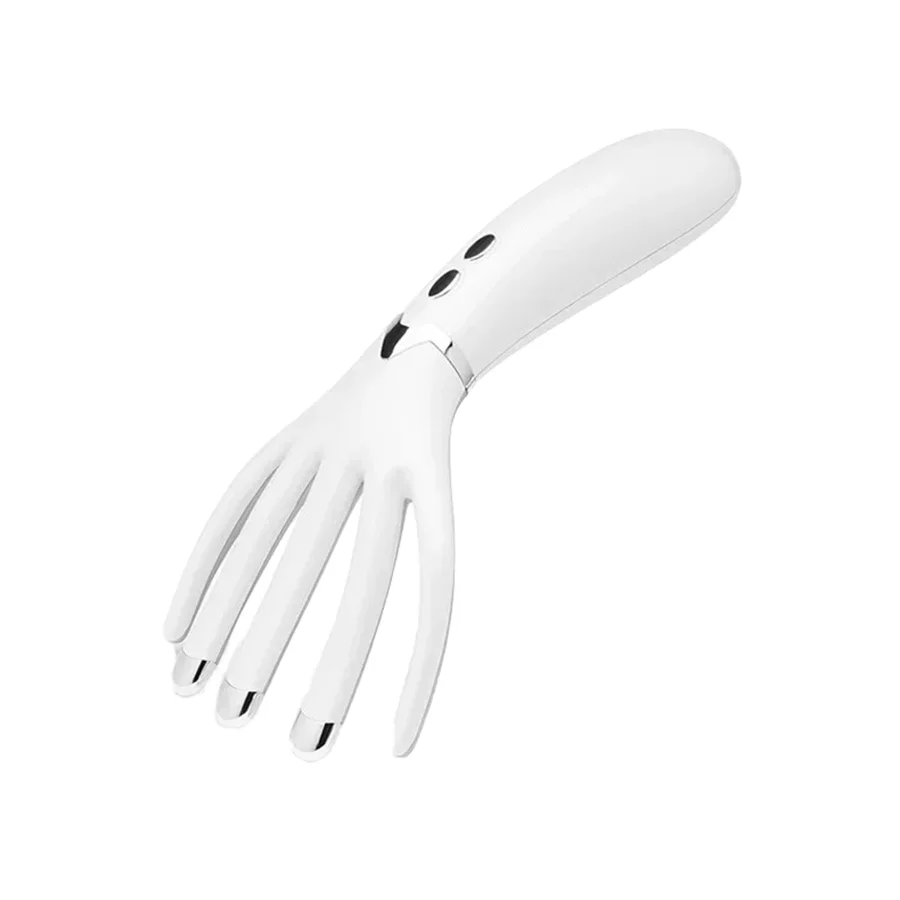 

Перезаряжаемый мини-массажер с подогревом, многофункциональная массажная расческа для мужчин и женщин, голова