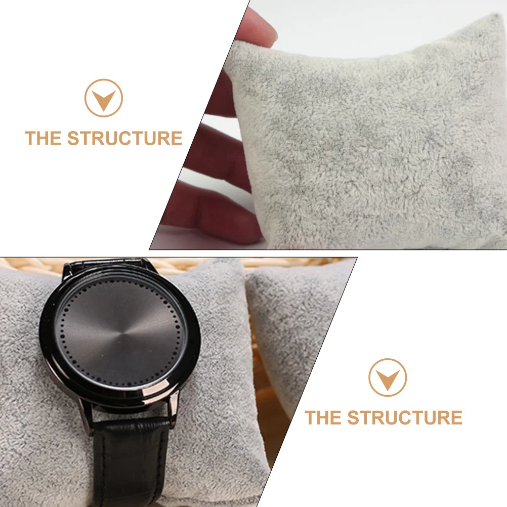 

12pcs Jewelry Display Pillow Simple Watch Bracelet Cushion For Bangle Chain Holder Organizer Gift Box Bag Party Supplies