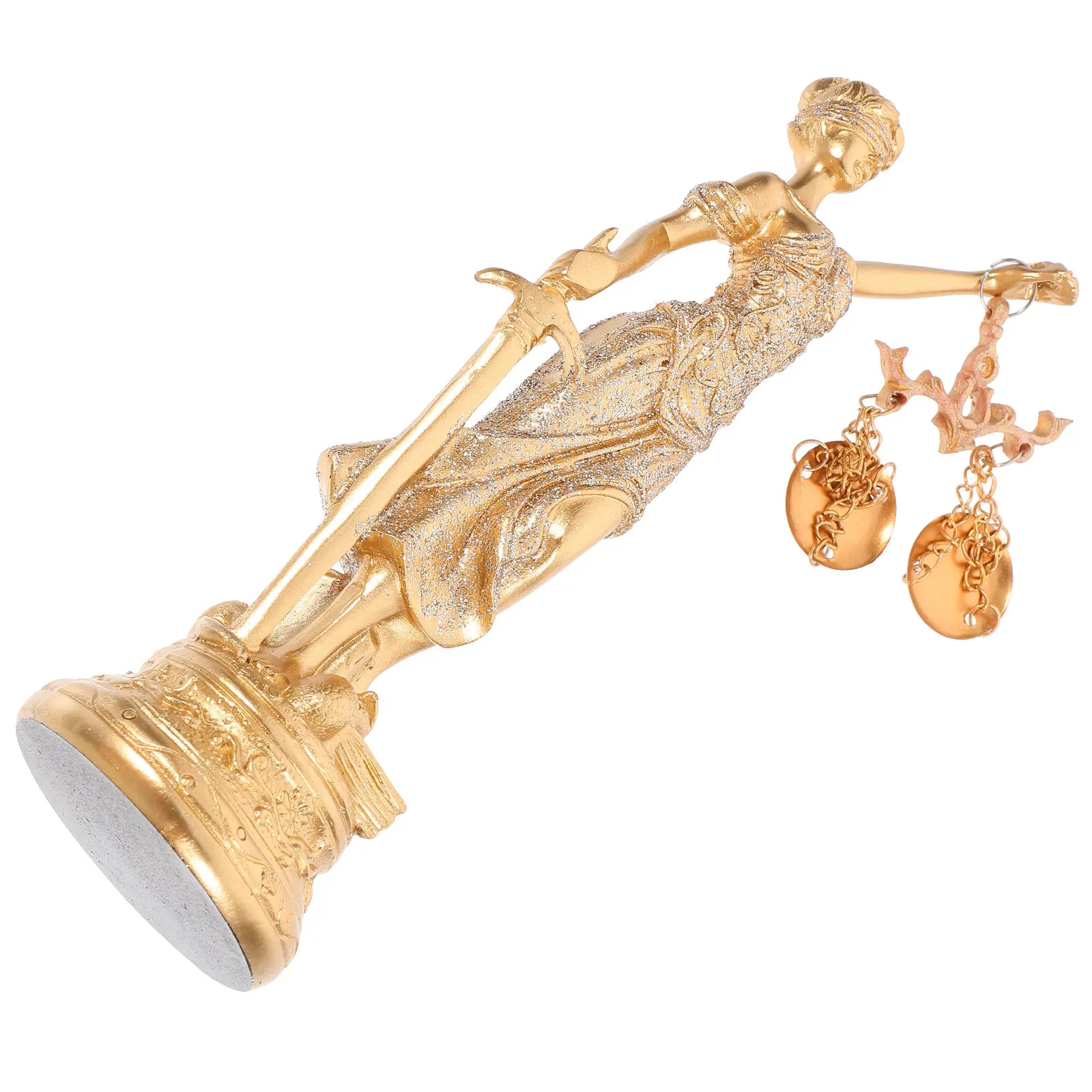 Justice Goddess Resin Statue Intricate Details Desk Ornament Law Office Decoration Lady Sculpture Greek Roman