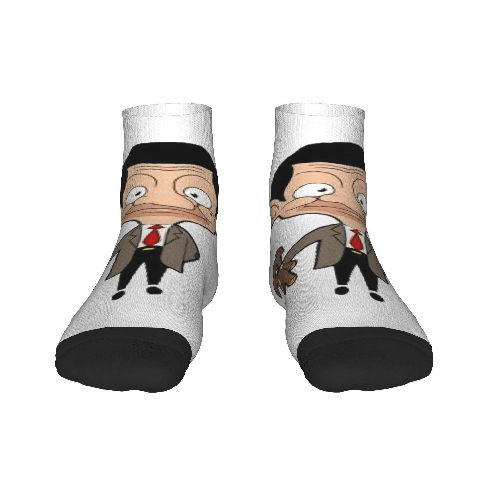 

Носки с героями мультфильмов Mr Bean, супер мягкие чулки в стиле Харадзюку, всесезонные носки, аксессуары для подарков унисекс