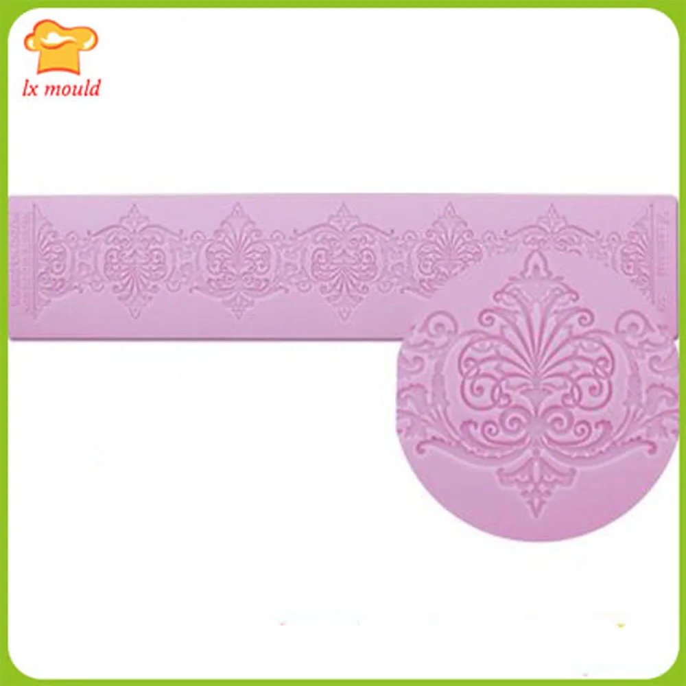 Fondant Cake Lace Silicone Mold Chocolate Printing Molds Rim Cake Mould Sugar Art Tool