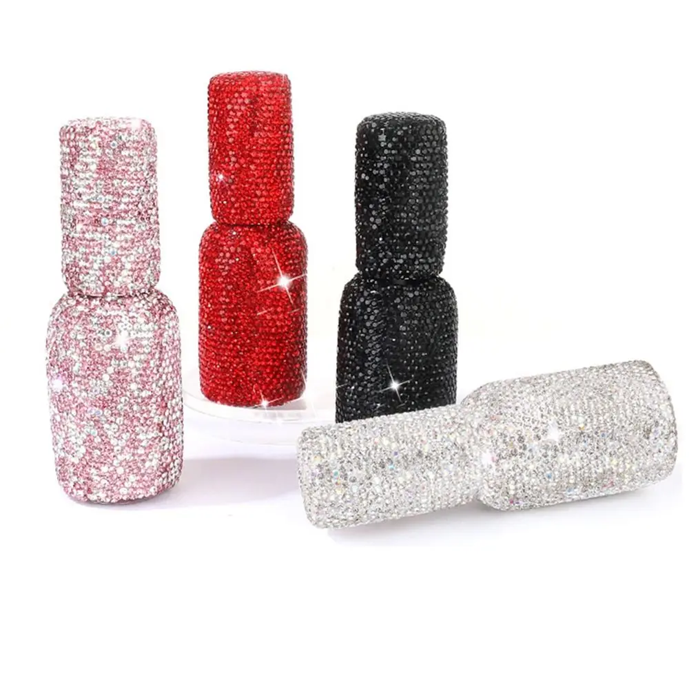 Empty Rhinestone Perfume Bottle Luxury Portable Small Spray Dispensers Refillable Leakproof Cosmetic Sample Containers Travel