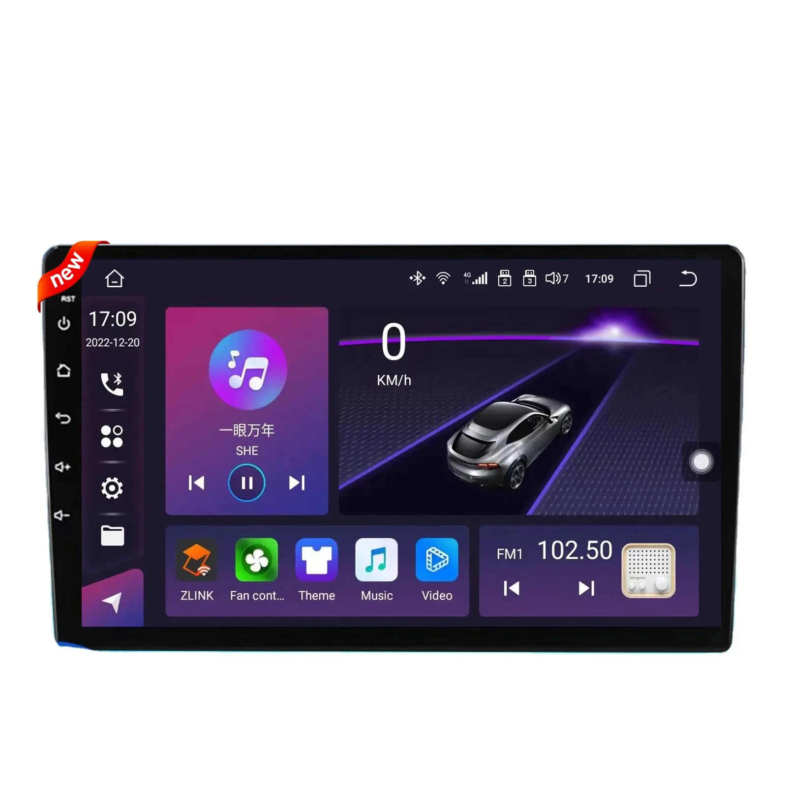 Popular Car Stereos With Dvd Player Multimedia Tablet 9/10 Inch Screen 4gb 64gb Built in Ccooling Fan Car Dvd Player With Gps