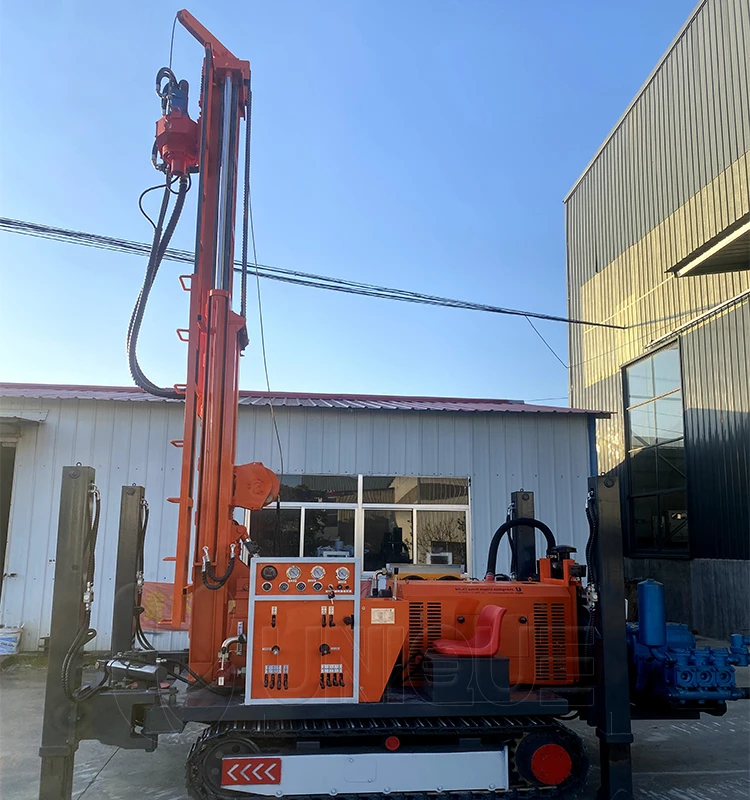 Good Quality Fully Hydraulic Water Well Drilling Rig Customizable Color Configuration Drilling Rig Max. 1000m Depth Drilling Rig