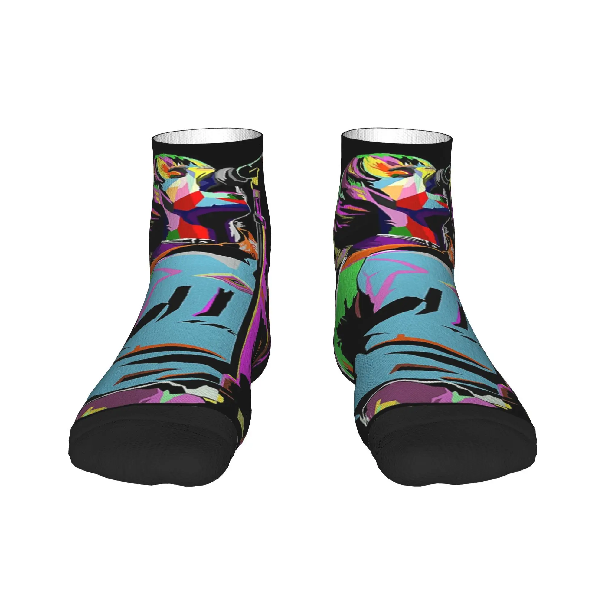 

Носки Liam Gallagher Art, впитывающие пот чулки в стиле Харадзюку, всесезонные носки, аксессуары для подарков унисекс