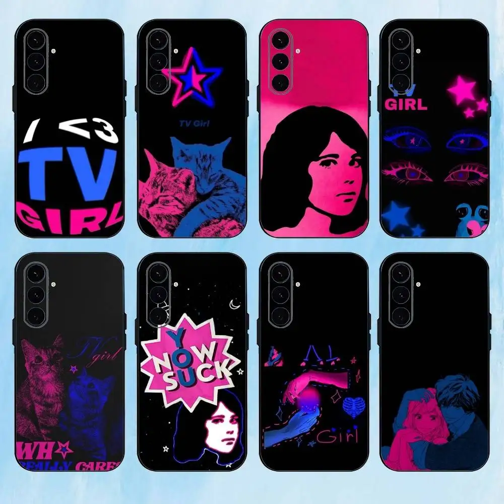 

H-Hot B-Band T-Tv Girl Phone Case For Samsung Galaxy A73,A72,A71,A70,A53,A52,A51,Others Soft Black Cover