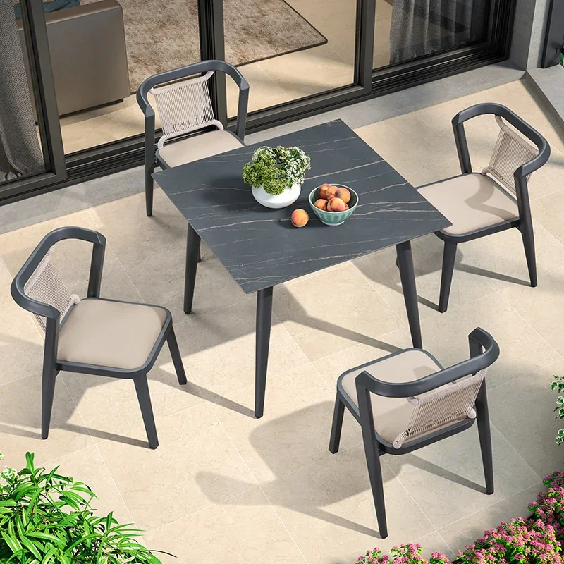 patio table and chair outdoor tea terrace garden leisure