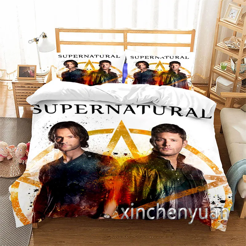 The Supernatural 3D Printed Duvet Cover Set Twin Full Queen King Size Bedding Set Bed Linens Bedclothes for Young K105