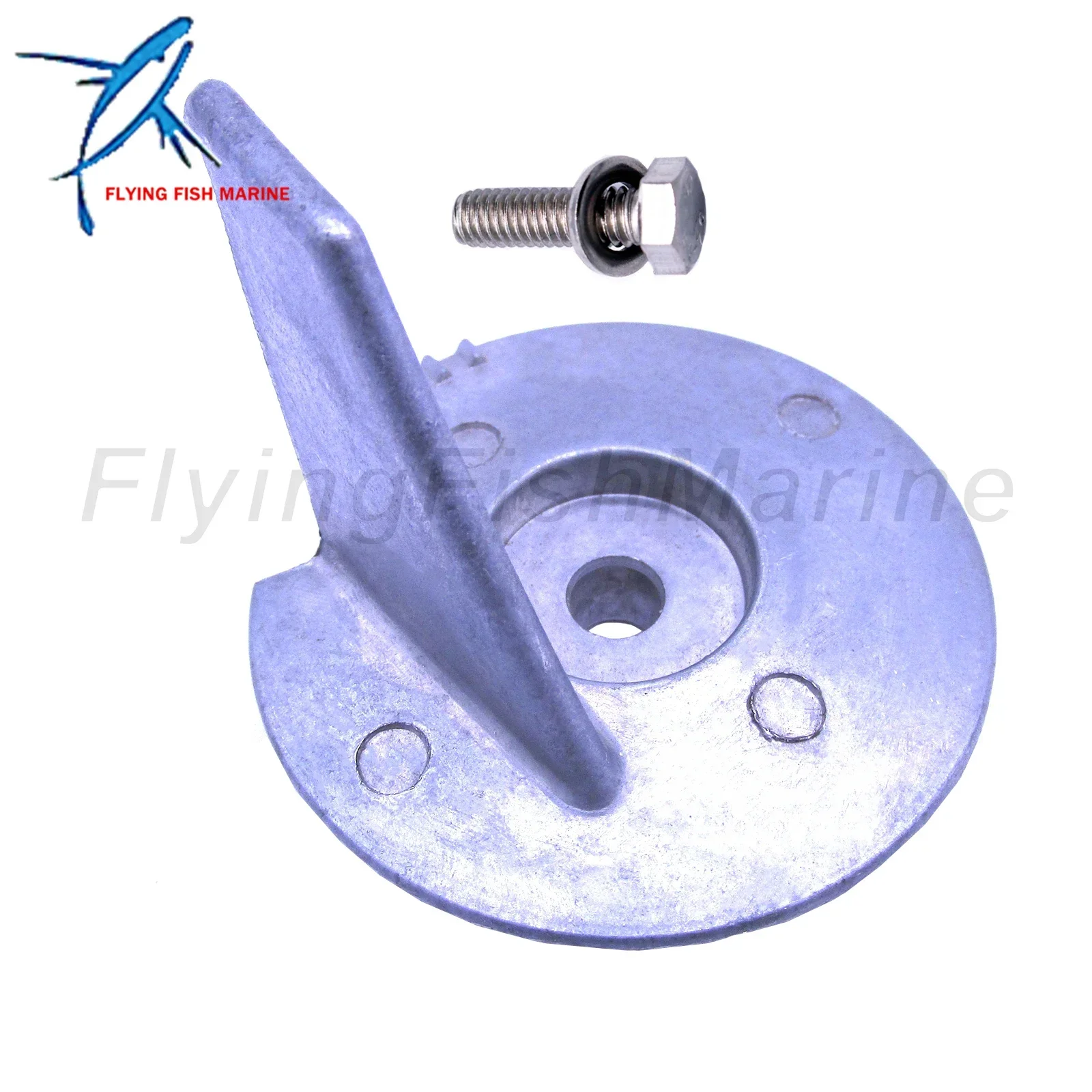 Outboard Motor 3V1-60217-0 3V1602170 5041325 Trim Tab Anode for Tohatsu Nissan Mercury Evinrude Johnson 6/8/9.8/9.9/15/18/20HP