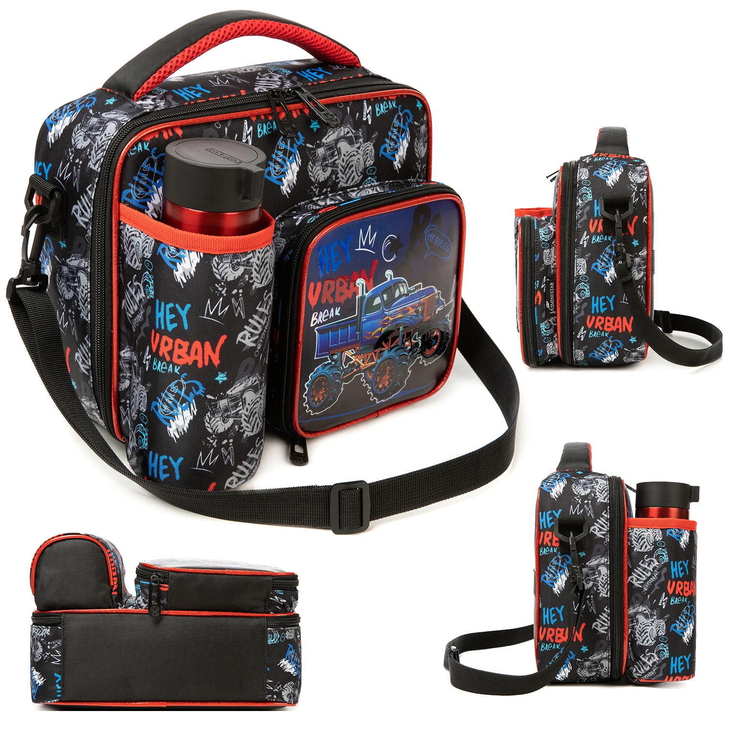 Kotak makan siang anak-anak, tas makan siang anak-anak, kotak makan siang balita untuk anak perempuan/laki-laki, kotak makan siang untuk anak perempuan menjaga makanan dingin & hangat untuk waktu panjang