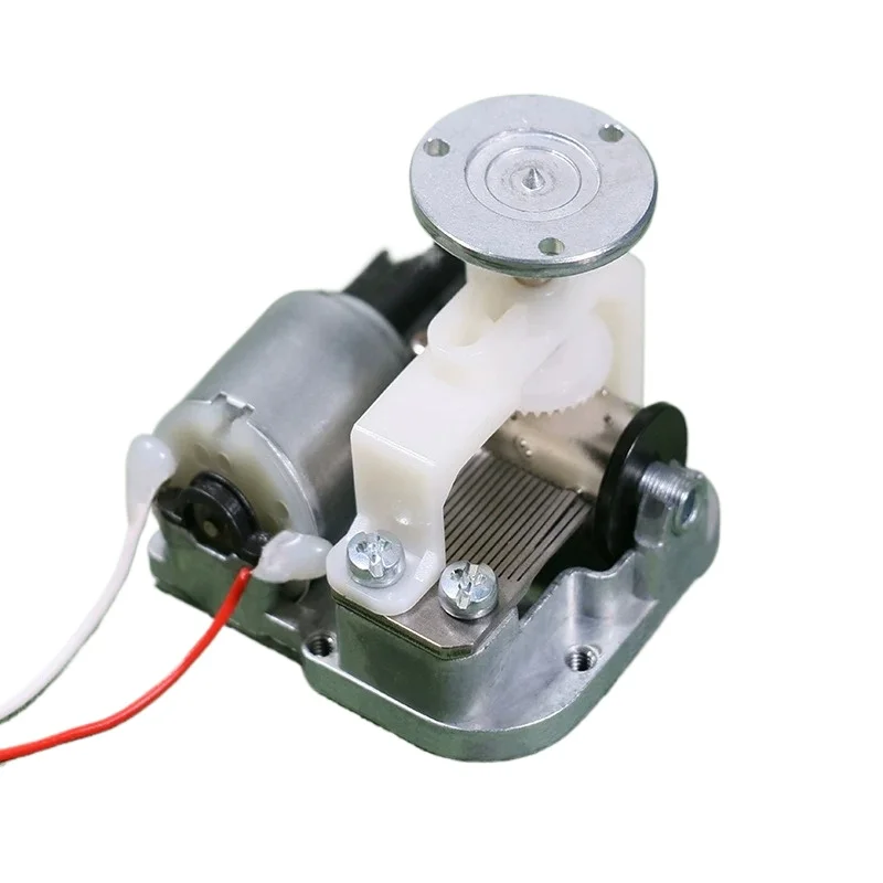 18-tone Electric Rotating Music Box Movement DIY Clockwork Music Box Movement Accessories Accessories Sky City