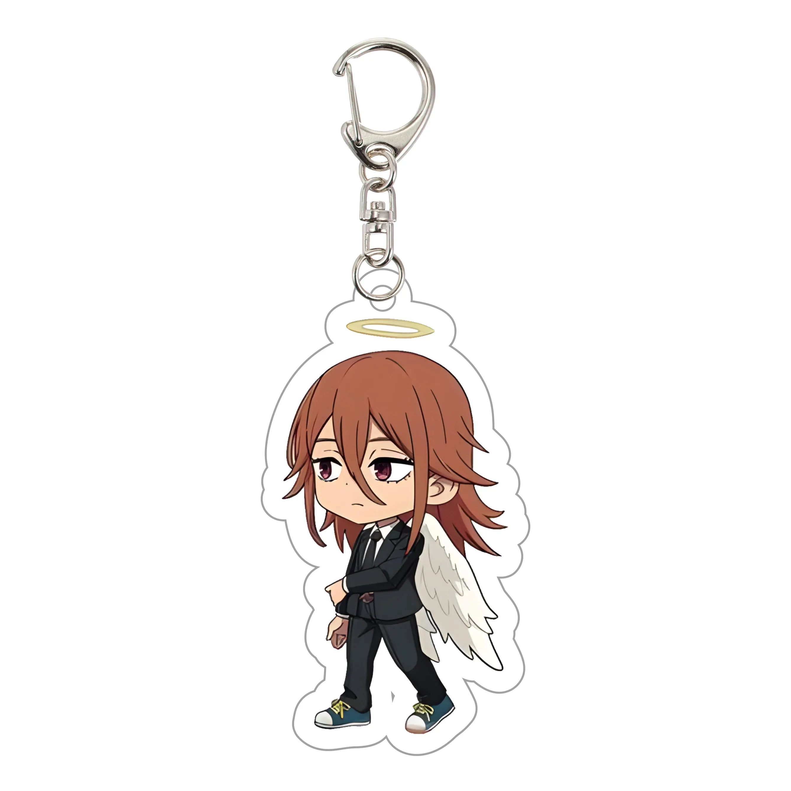 أنيمي بالمنشار رجل المفاتيح Denji/Pochita/Makima/الطاقة الاكريليك نموذج لوحة هدية الكريسماس الديكور لحقائب الظهر ومفاتيح السيارة